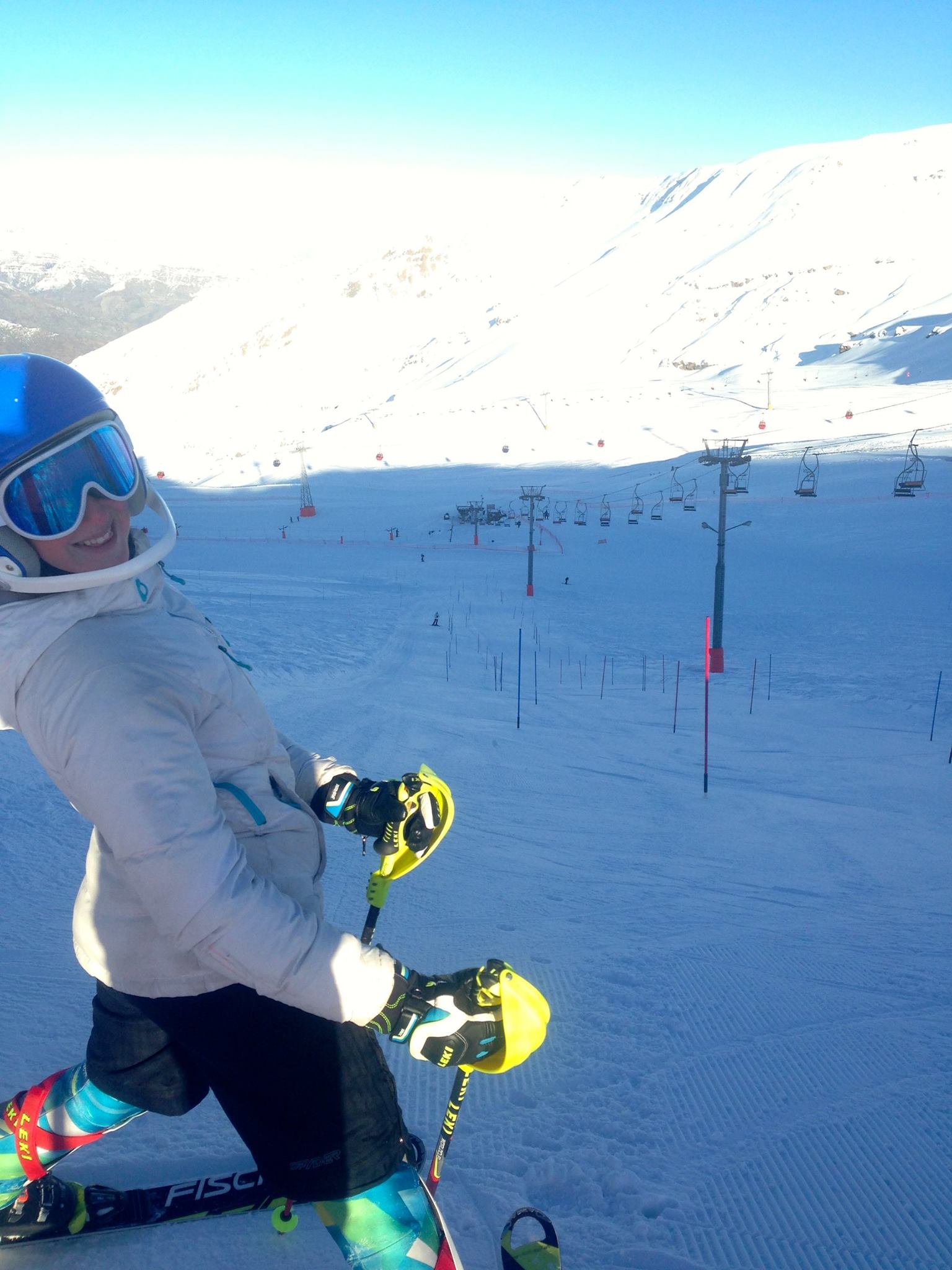 SCI campers and coaches at Valle Nevado