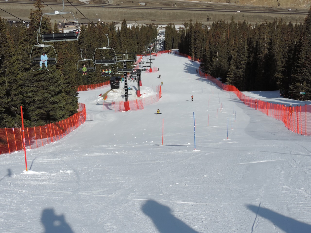 Slalom training course at Loveland Ski Area